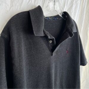 POLO by Ralph Lauren Size Large Heather Grey Short Sleeved Collared Polo